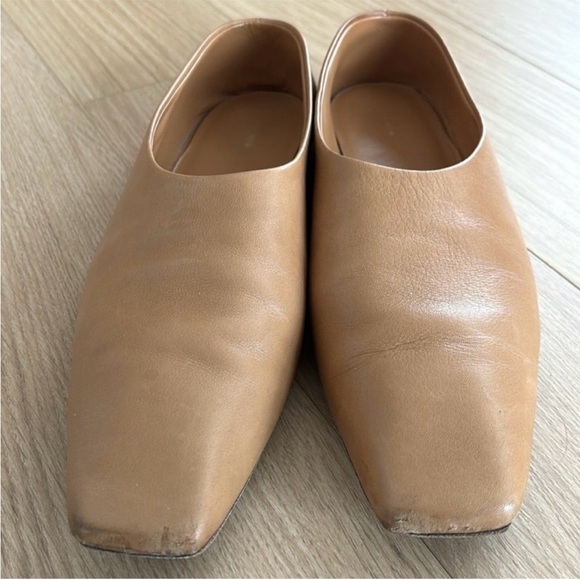 The Row Tan Square Toe Pump Flats - Picture 10 of 10